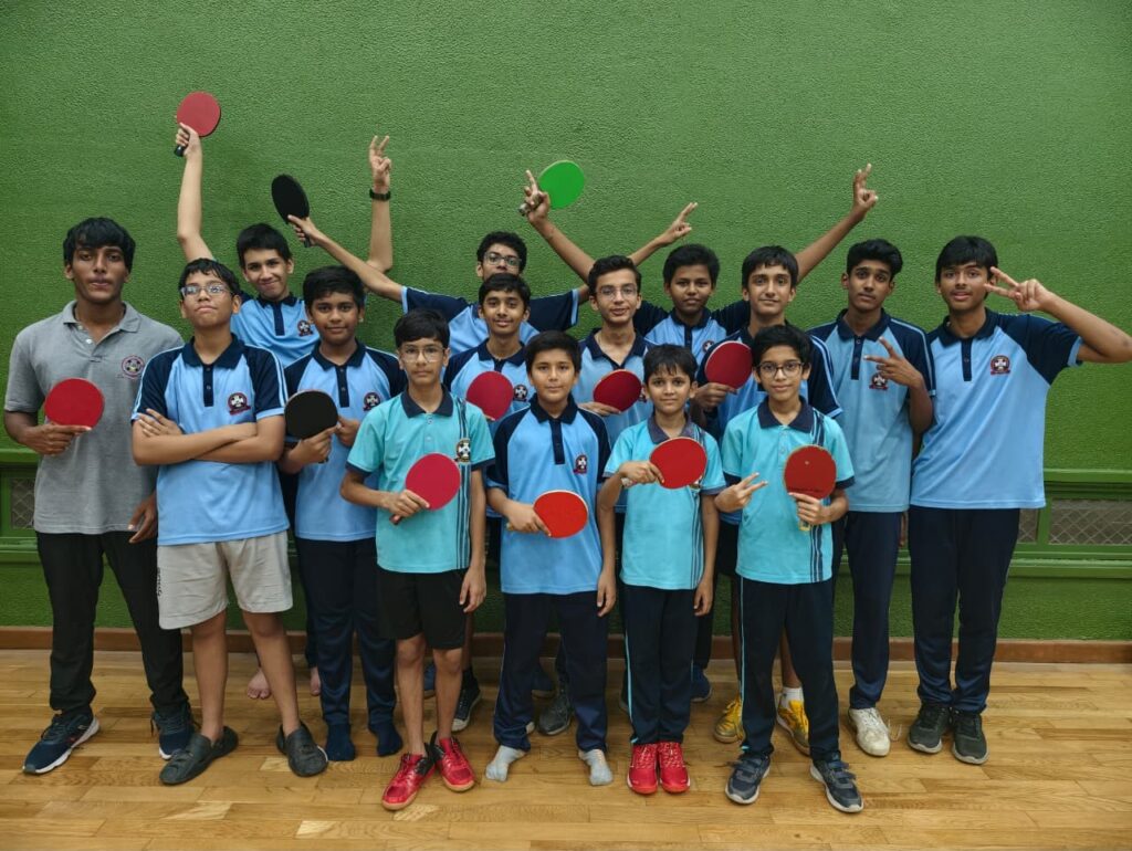Table tennis winners, St Teresa school Jalgaon. tournament, table tennis tournament